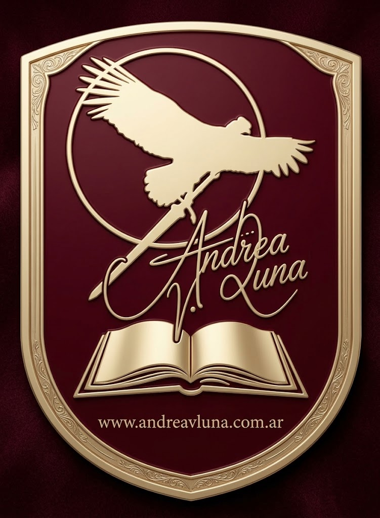 Escudo personal de la escritora Andrea V. Luna